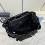 Re-Nylon and Saffiano leather backpack