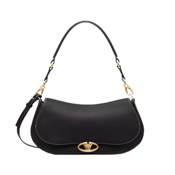 VALENTINO GARAVANI OHVAL MEDIUM SHOULDER BAG IN NAPPA CALFSKIN